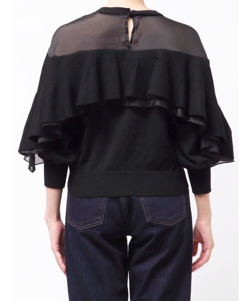 dazzlin（ダズリン） ニット セーター ヨークシアーフリルニット