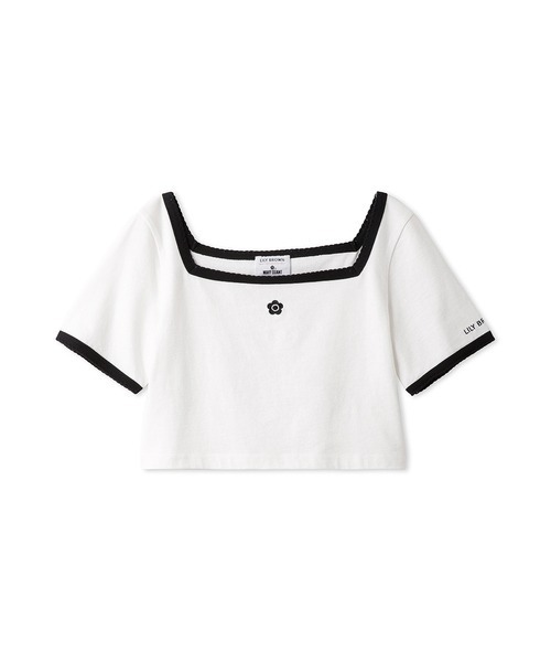 「LILY BROWN」 半袖カットソー FREE ブルー レディース_画像3