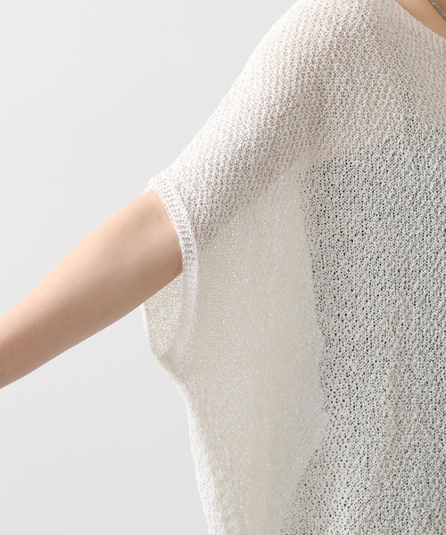 「vingtrois」 半袖ニット FREE グリーン レディース_画像5