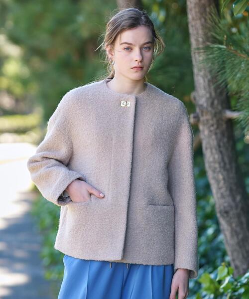 DRESSTERIOR（ドレステリア） ノーカラーコート コート 「CLASSY.12月