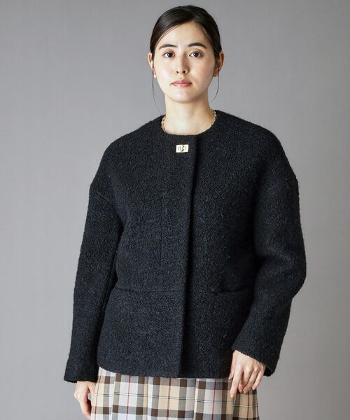 DRESSTERIOR（ドレステリア） ノーカラーコート コート 「CLASSY.12月