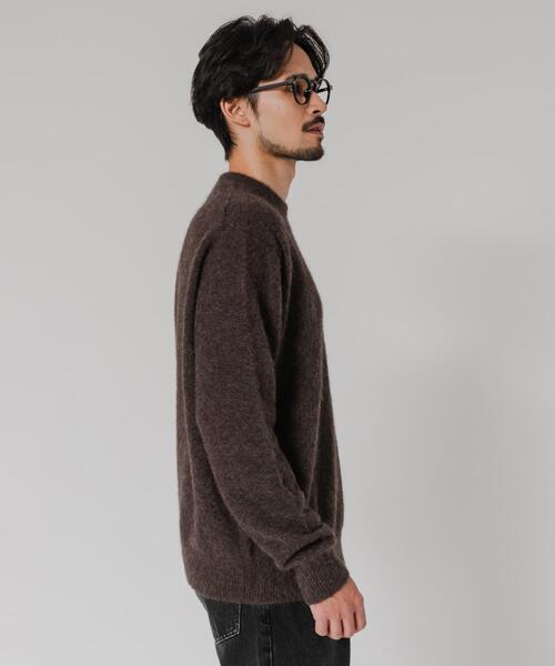 scuffersブラウン M ニット　短丈ニット W face Knit Pullover(M BLUE): トップス｜URBAN RESEARCH公式