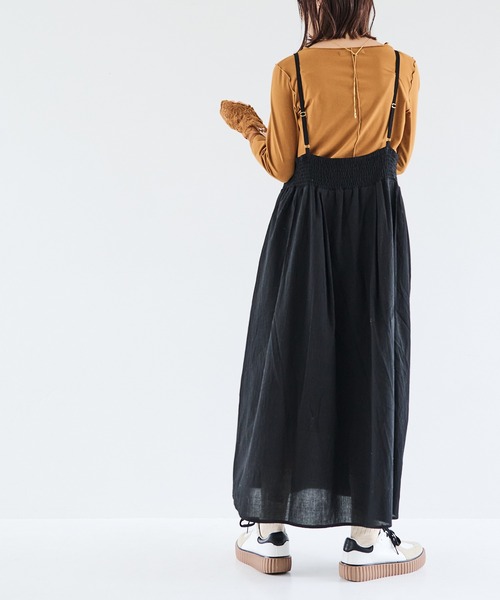 「Crisp」 キャミソールワンピース FREE アイボリー レディース_画像4