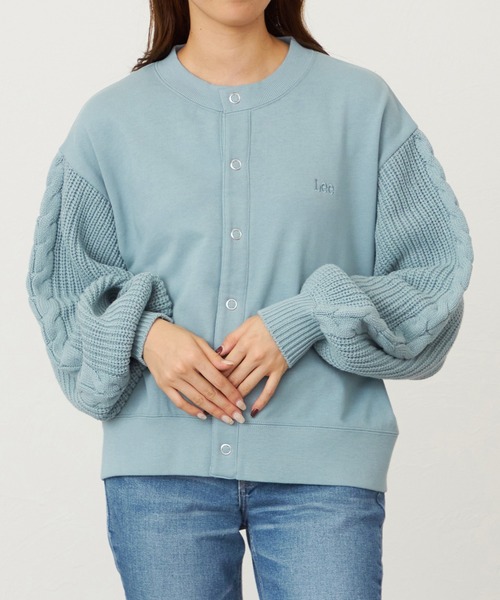Lee（リー） トレーナー スウェット ニットパネルスウェット 
