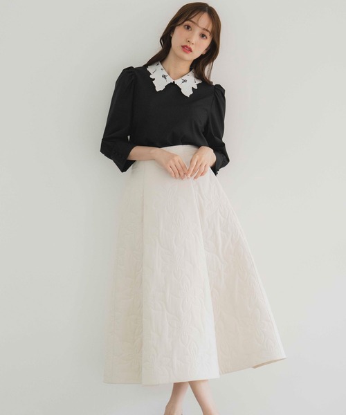 「NOELA」 7分袖ブラウス フリー ホワイト レディース_画像8