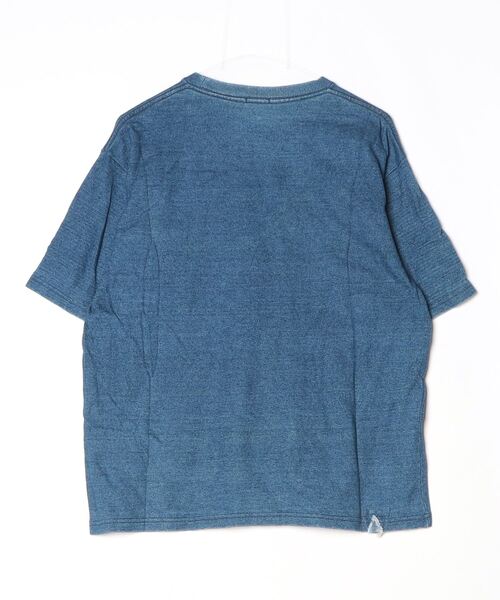 「DENHAM」 半袖Tシャツ - ブルー メンズ_画像2