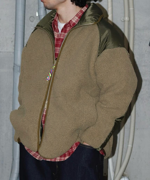 is-ness（イズネス） コート ジャケット × TAION REVERSIBLE FLEECE