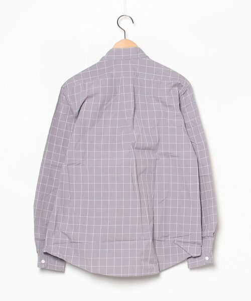 「DIGAWEL」 チェック柄長袖シャツ 0 グレー メンズ_画像2