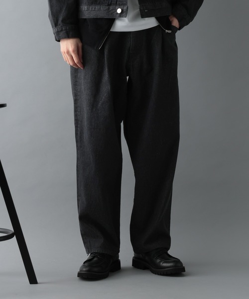 GLOBAL WORK（グローバルワーク） ジーンズ デニム/タックワイドパンツ