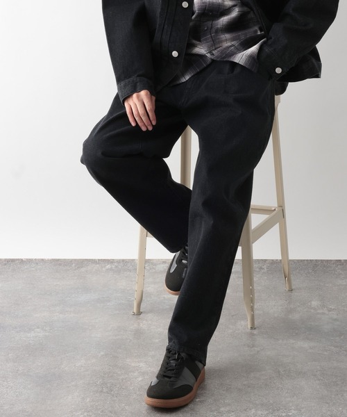 GLOBAL WORK（グローバルワーク） ジーンズ デニム/タックワイドパンツ