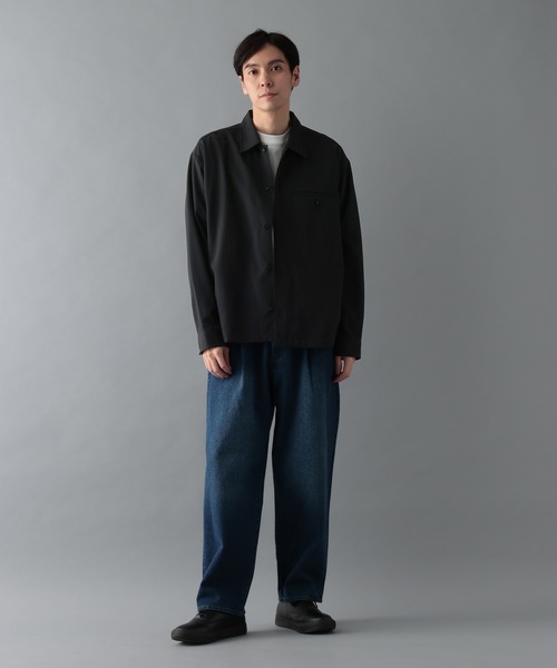 未使用★BELVET ダークデニム ワイドパンツ Damage baker denim pants – BELVET