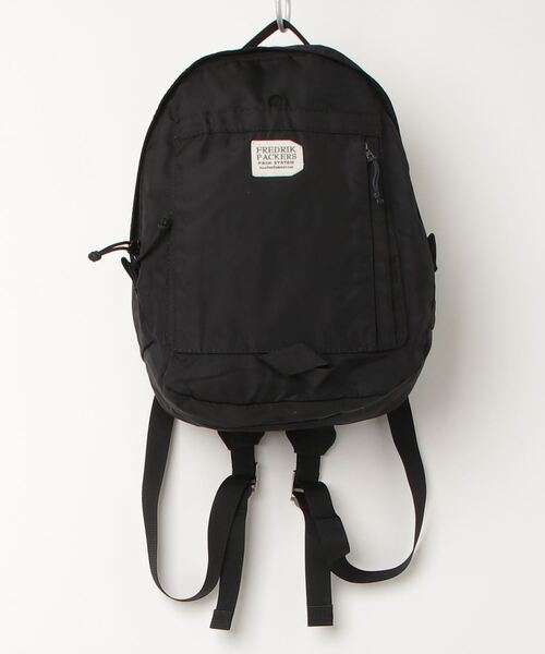 FREDRIK PACKERS（フレドリックパッカーズ） 刺繍リュック - ブラック