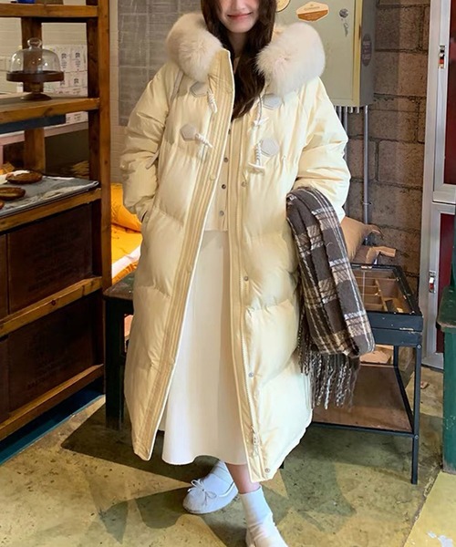 Doula Doula（ドゥーラドゥーラ） コート アウター ファーフード付き