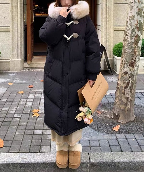 Doula Doula（ドゥーラドゥーラ） コート アウター ファーフード付き