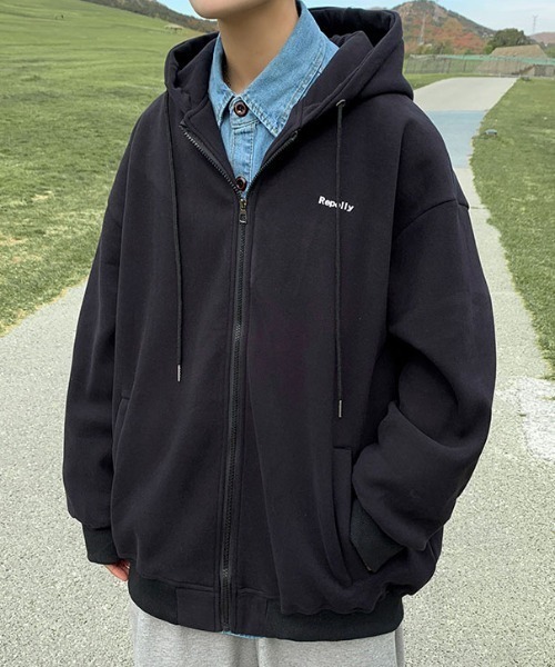 MGV（エムジーヴィー） ジップアップパーカー X-LARGE ブラック メンズ