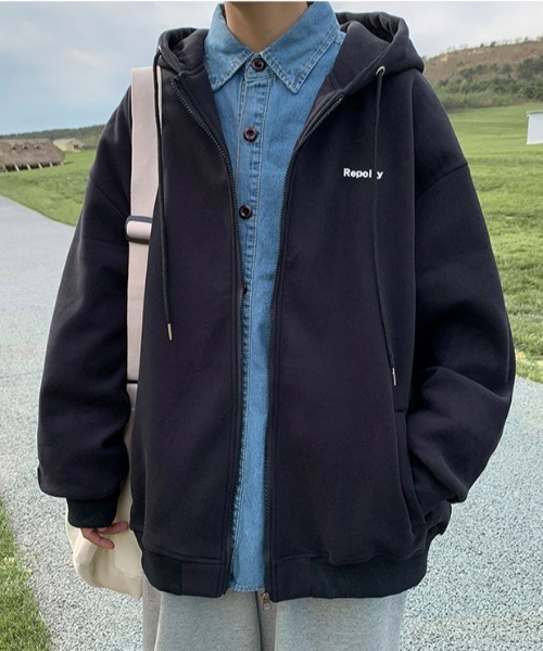 MGV（エムジーヴィー） ジップアップパーカー X-LARGE ブラック メンズ