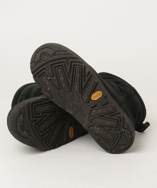 【新品未使用】アグ　UGG 24センチ　レザヒール　ブーツ　ブラック UGG（アグ） ムートンブーツ レディース CLASSIC MINI PLATFORM UGG