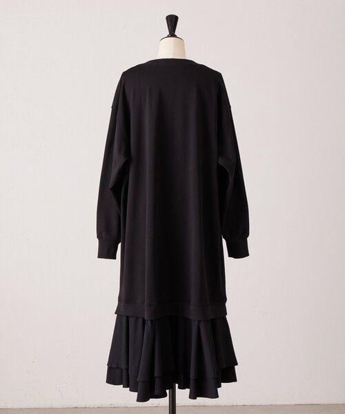 BEARDSLEY（ビアズリー） ワンピース 裾フリル裏毛ワンピース