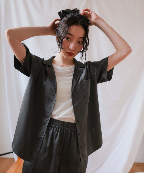 miette（ミエット） セットアップ サテンセットアップシュシュセット