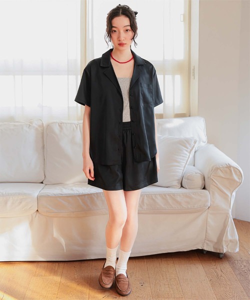 miette（ミエット） セットアップ サテンセットアップシュシュセット