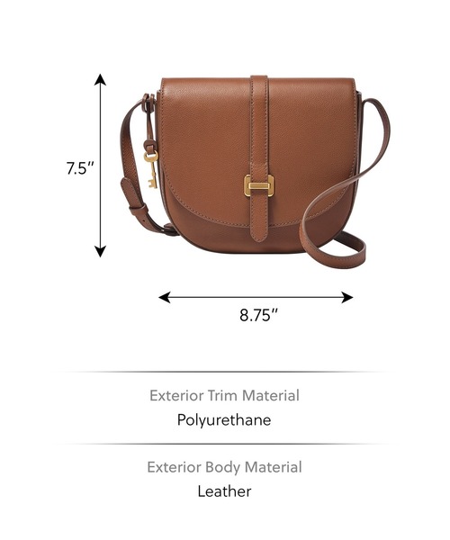 FOSSIL（フォッシル） メッセンジャーバッグ FREE ブラウン レディース