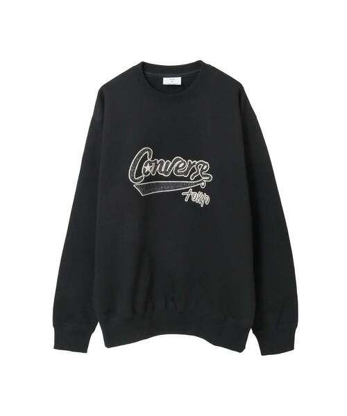 かなりなチー出品 CONVERSE TOKYO トレーナー スウェット GLITTER LOGO SWEAT レディース