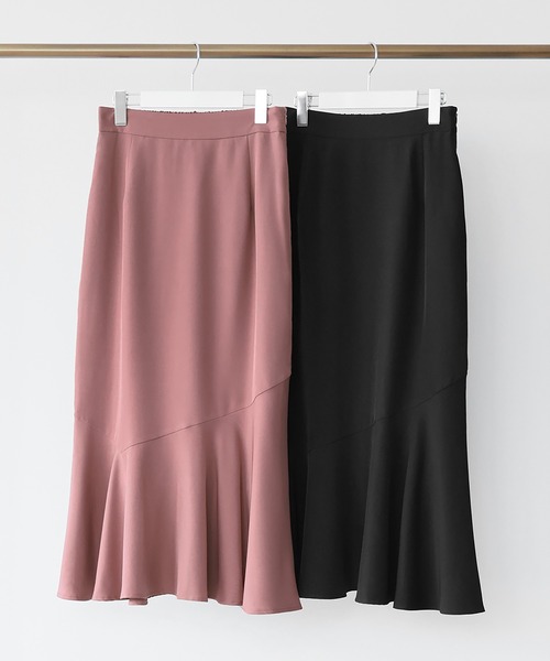 「GIRL」 「La mieux」ロングスカート FREE スモークピンク レディース_画像2