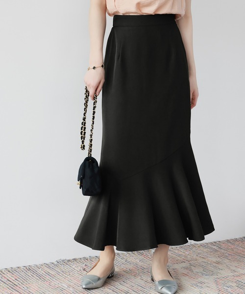 「GIRL」 「La mieux」ロングスカート FREE スモークピンク レディース_画像4