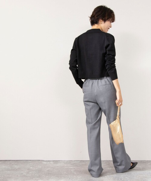 「NOLLEY'S Sophi」 ニットアンサンブル 38 ベージュ レディース_画像3