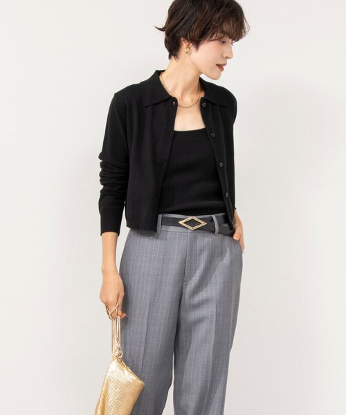 「NOLLEY'S Sophi」 ニットアンサンブル 38 ベージュ レディース_画像6