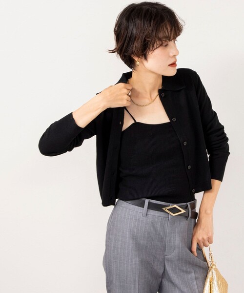 「NOLLEY'S Sophi」 ニットアンサンブル 38 ベージュ レディース_画像7