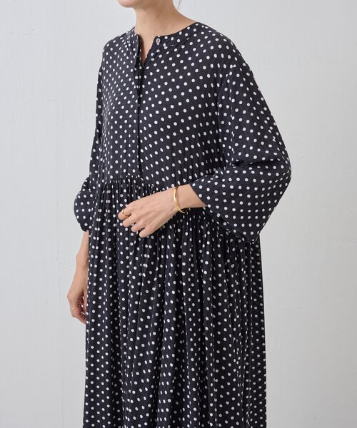 「BEARDSLEY」 長袖ワンピース 2 ブラック レディース_画像7