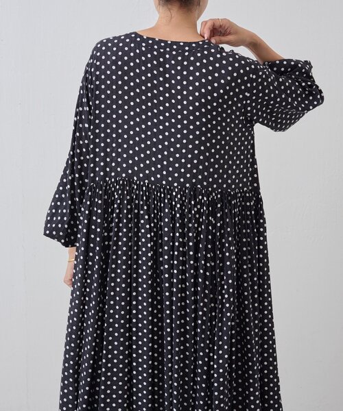 「BEARDSLEY」 長袖ワンピース 2 ブラック レディース_画像8