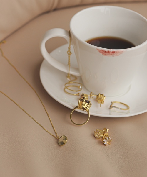 「odul」 リング FREE ブラウン レディース_画像4