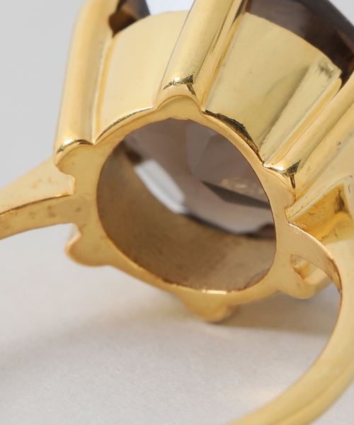 「odul」 リング FREE ブラウン レディース_画像7