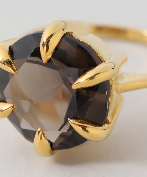 「odul」 リング FREE ブラウン レディース_画像9