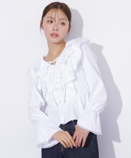 ジルスチュアート ブラウス 楽天市場】【SALE／30%OFF】◇ラッフルタイブラウス JILL by JILL