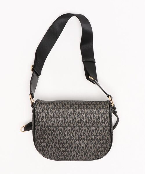 「MICHAEL KORS」 ショルダーバッグ FREE ブラック×ゴールド レディースの画像