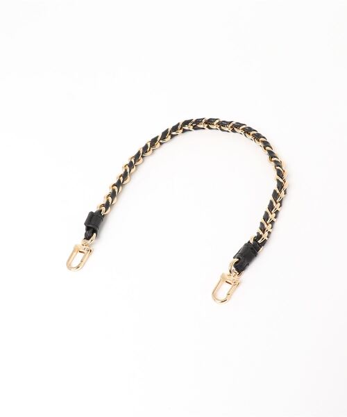 「MICHAEL KORS」 ショルダーバッグ FREE ブラック×ゴールド レディースの画像