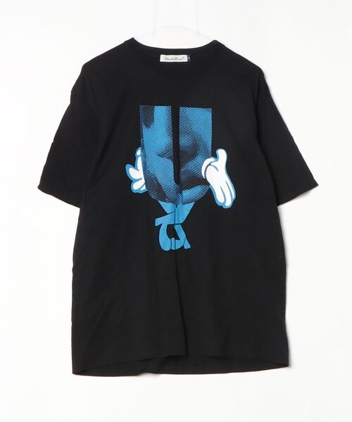 アンダーカバー変形ボーダーtシャツ　値下げナシ！ UNDERCOVER（アンダーカバー） 半袖Tシャツ 3 ブラック メンズ
