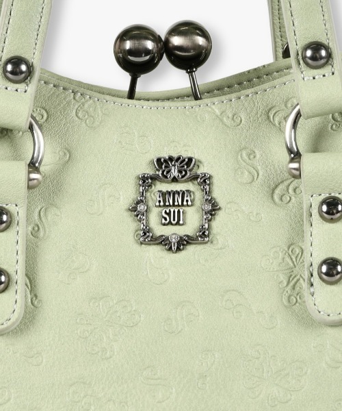 【未使用】アナスイ★ハンドバッグ ANNA SUI（アナスイ） ハンドバッグ ノーブル 2way口金ハンドバッグ
