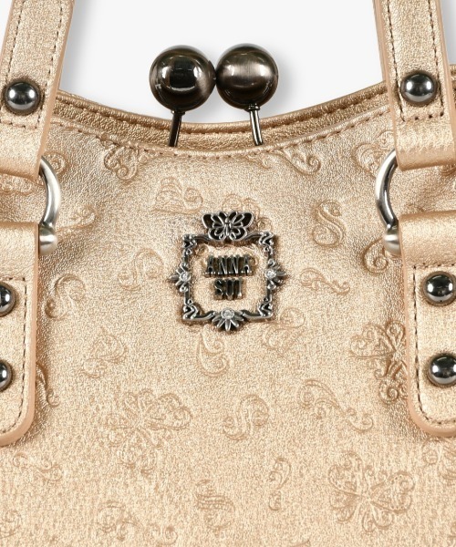【未使用】アナスイ★ハンドバッグ ANNA SUI（アナスイ） ハンドバッグ ノーブル 2way口金ハンドバッグ