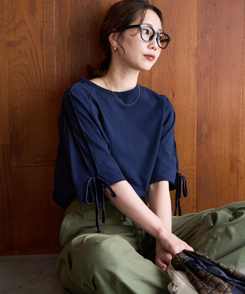 FREAK'S STORE（フリークスストア） tシャツ 半袖 限定展開 袖 ベロア