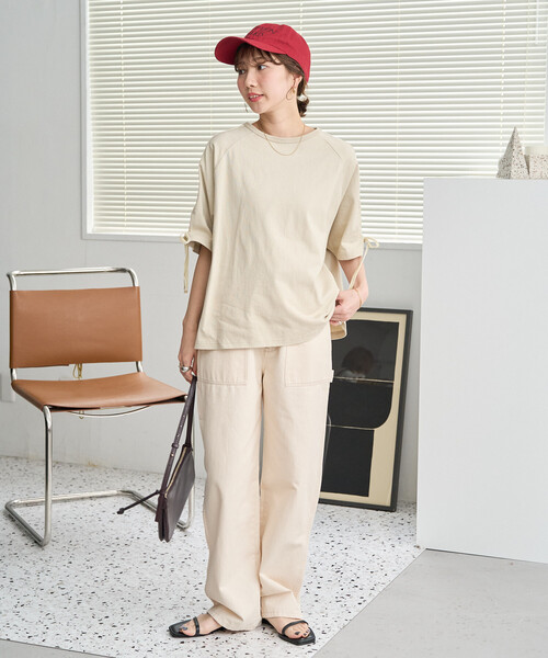 FREAK'S STORE（フリークスストア） tシャツ 限定展開 袖 ベロア