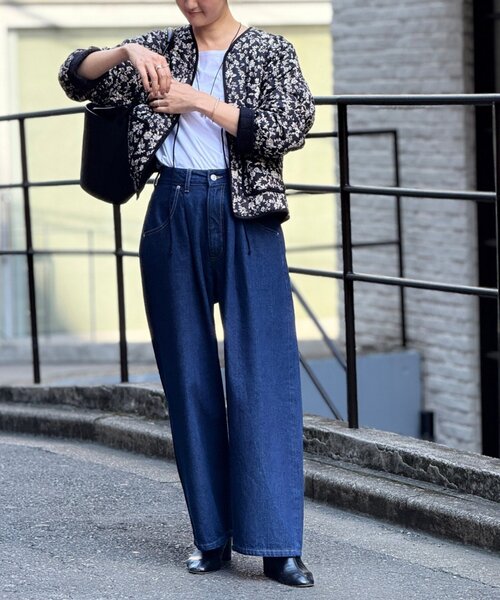 「BEARDSLEY」 デニムパンツ 1 インディゴブルー レディースの画像