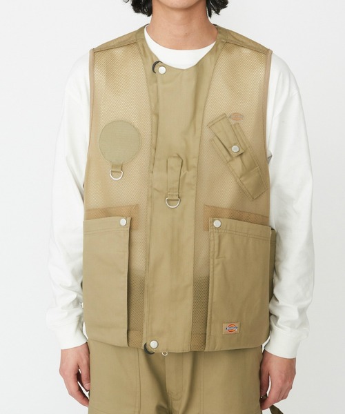 ディッキーズのワークベスト vintage's 90s 中古・古着通販】Dickies (ディッキーズ) ダック地ワークベスト