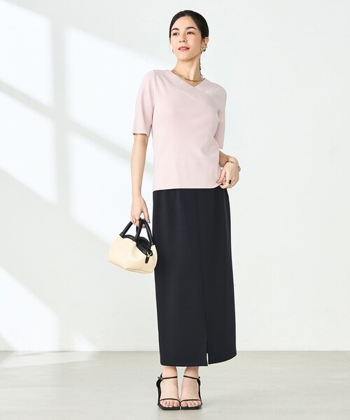 「NOLLEY'S Sophi」 半袖ニット 38 オフホワイト レディース_画像2