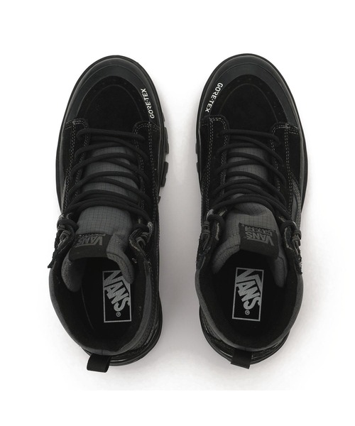 「VANS」 ハイカットスニーカー 8h ブラック メンズの画像