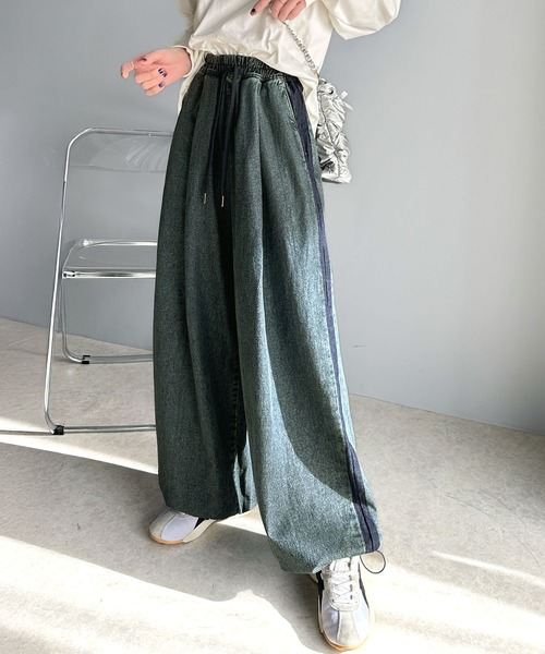 「classicalelf」 デニムパンツ X-LARGE ネイビー レディース_画像2