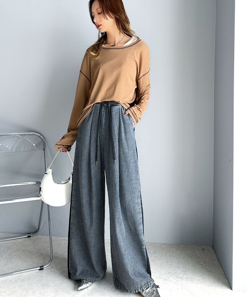 「classicalelf」 デニムパンツ X-LARGE ネイビー レディース_画像5